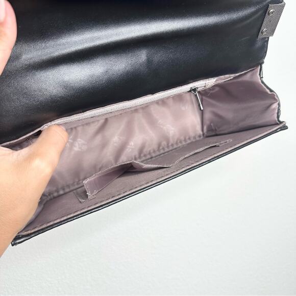 Snake Print Black Shoulder Bag - Picture 7 of 7